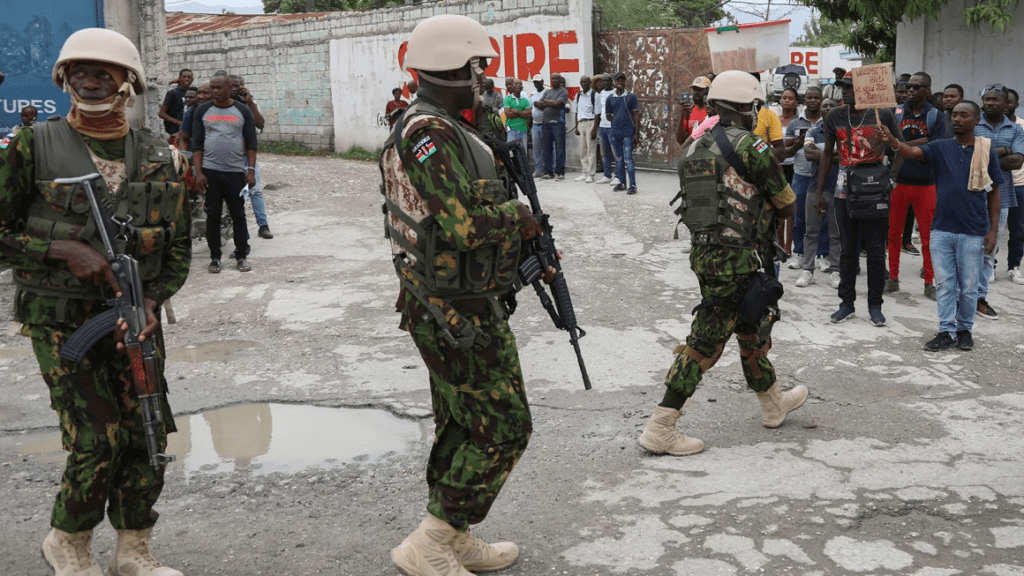 Police in Haiti