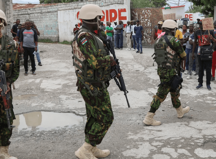 Police in Haiti