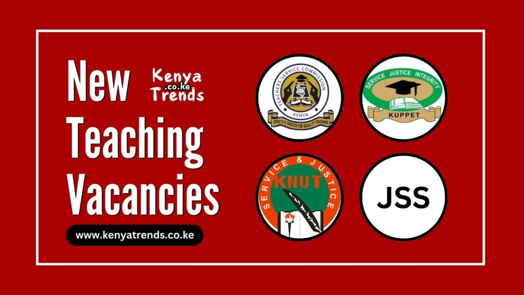 20 Teaching Vacancies at Kenyan Schools