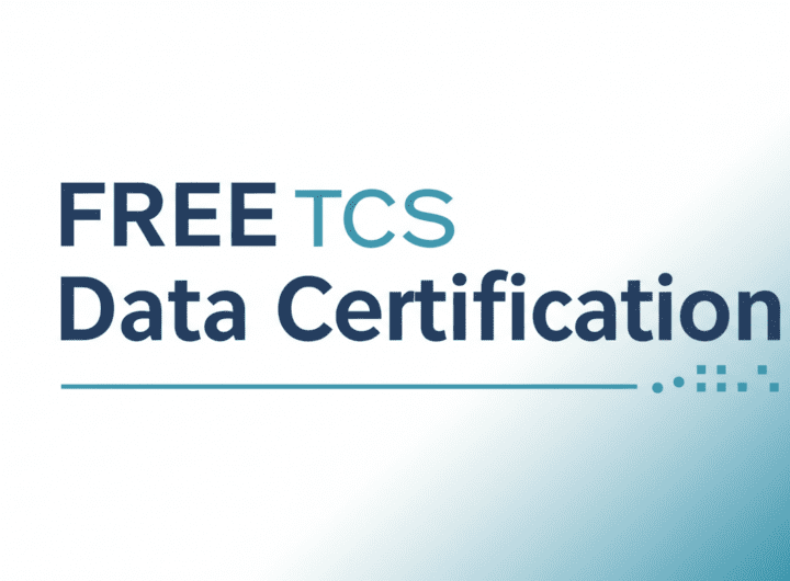 TCS is Offering a Free Certified Course in Master Data Management