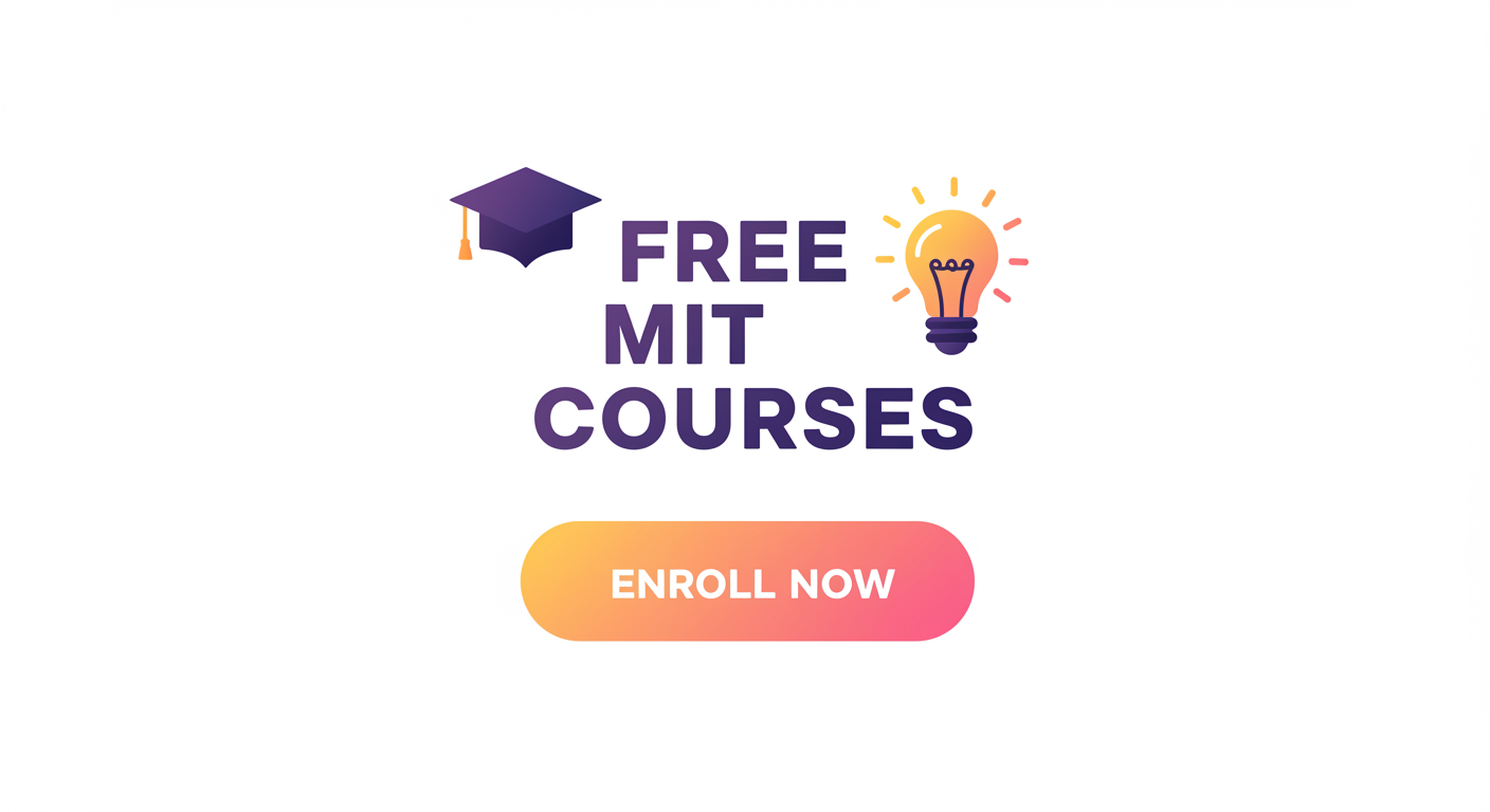 5 Free MIT Online Courses to Boost Your Skills in 2025
