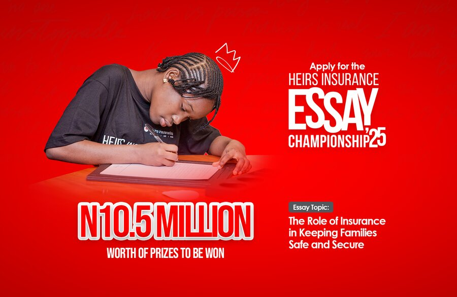 Heirs Insurance Essay Competition 2025 for young Nigerian students (10.5 million Naira in Prizes)