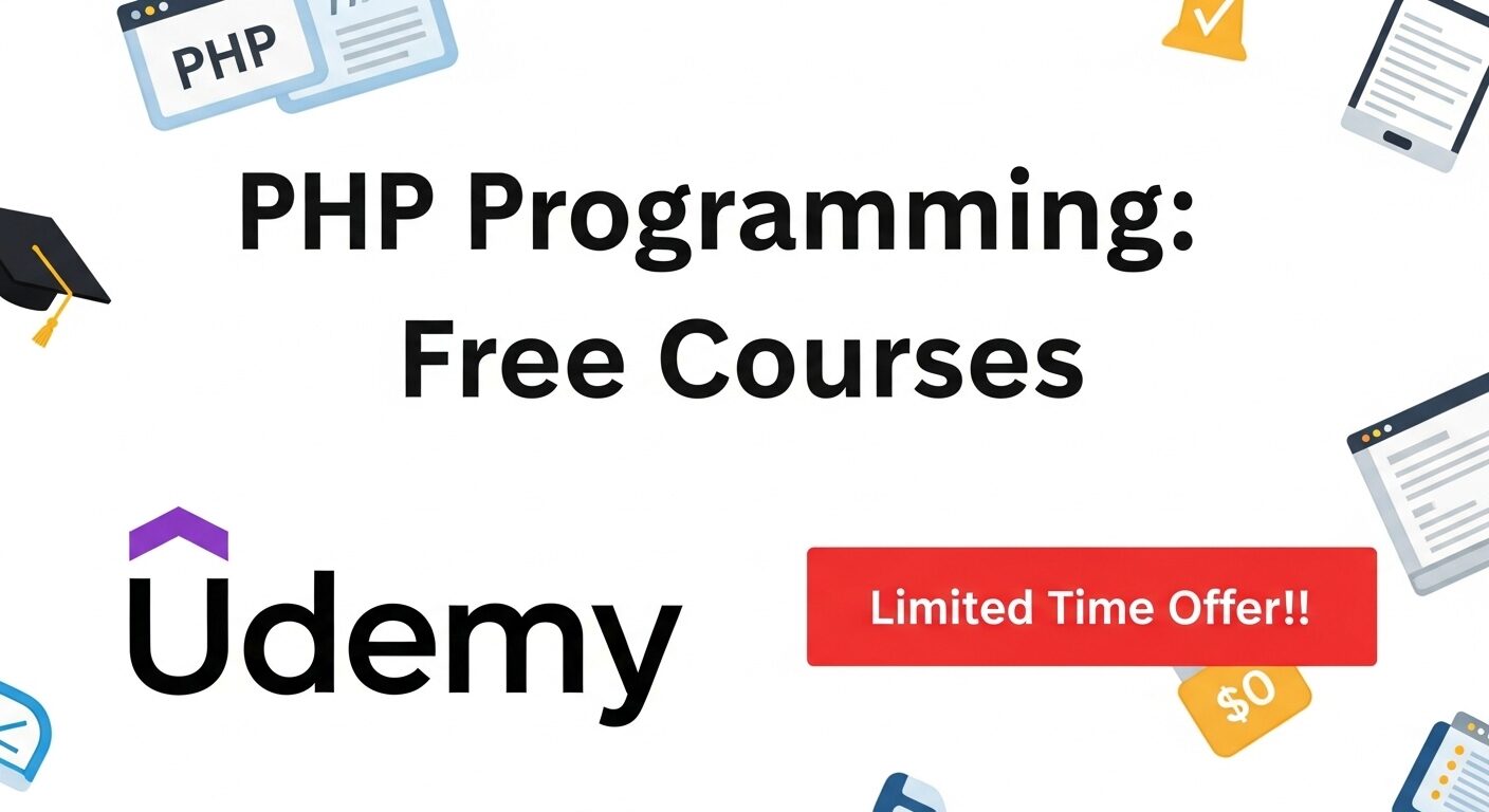 Top FREE PHP Courses (Udemy Coupons), June 2025