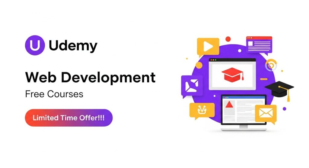 Top FREE Web Development Courses . Udemy Coupons