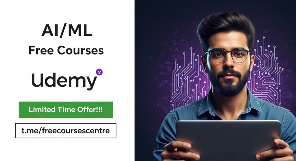 Top FREE AI ML Courses . Udemy Coupons