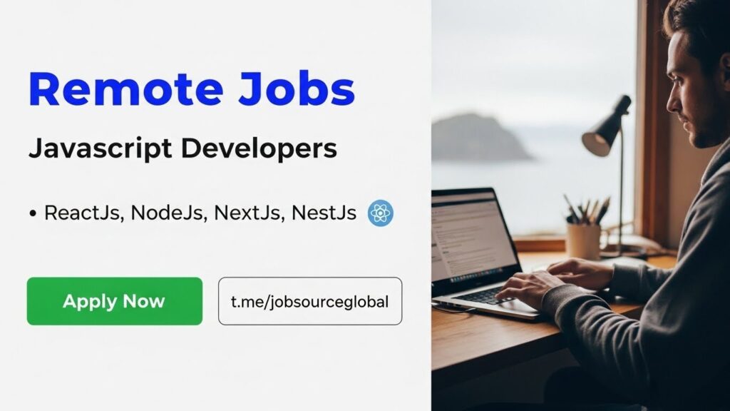 Remote Javascript Developer Jobs