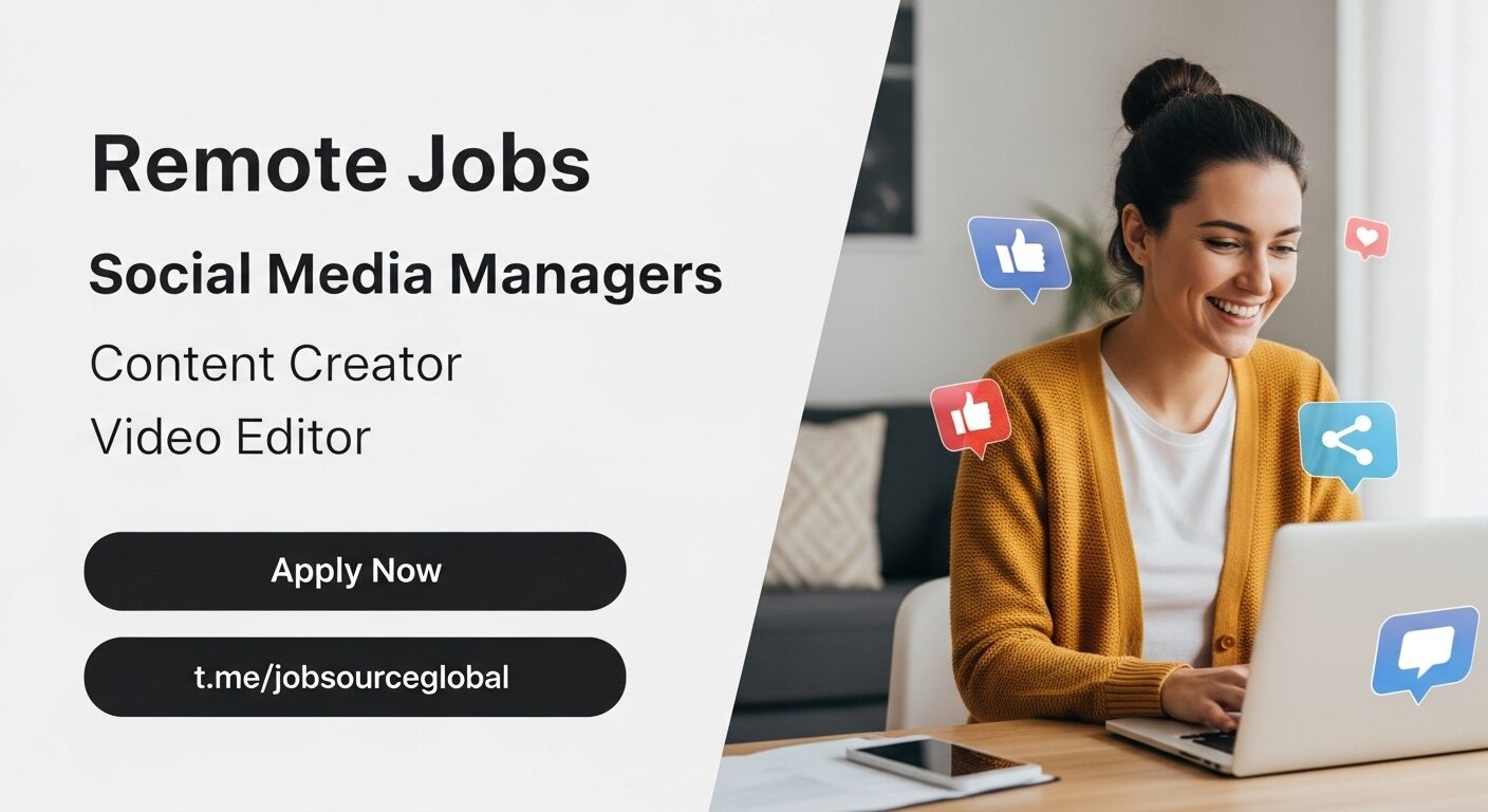 Remote Social Media Manager Jobs at Global Top Companies, January 2026, Apply Now Remote Social Media Manager Jobs at Global Top Companies, January 2026, Apply Now