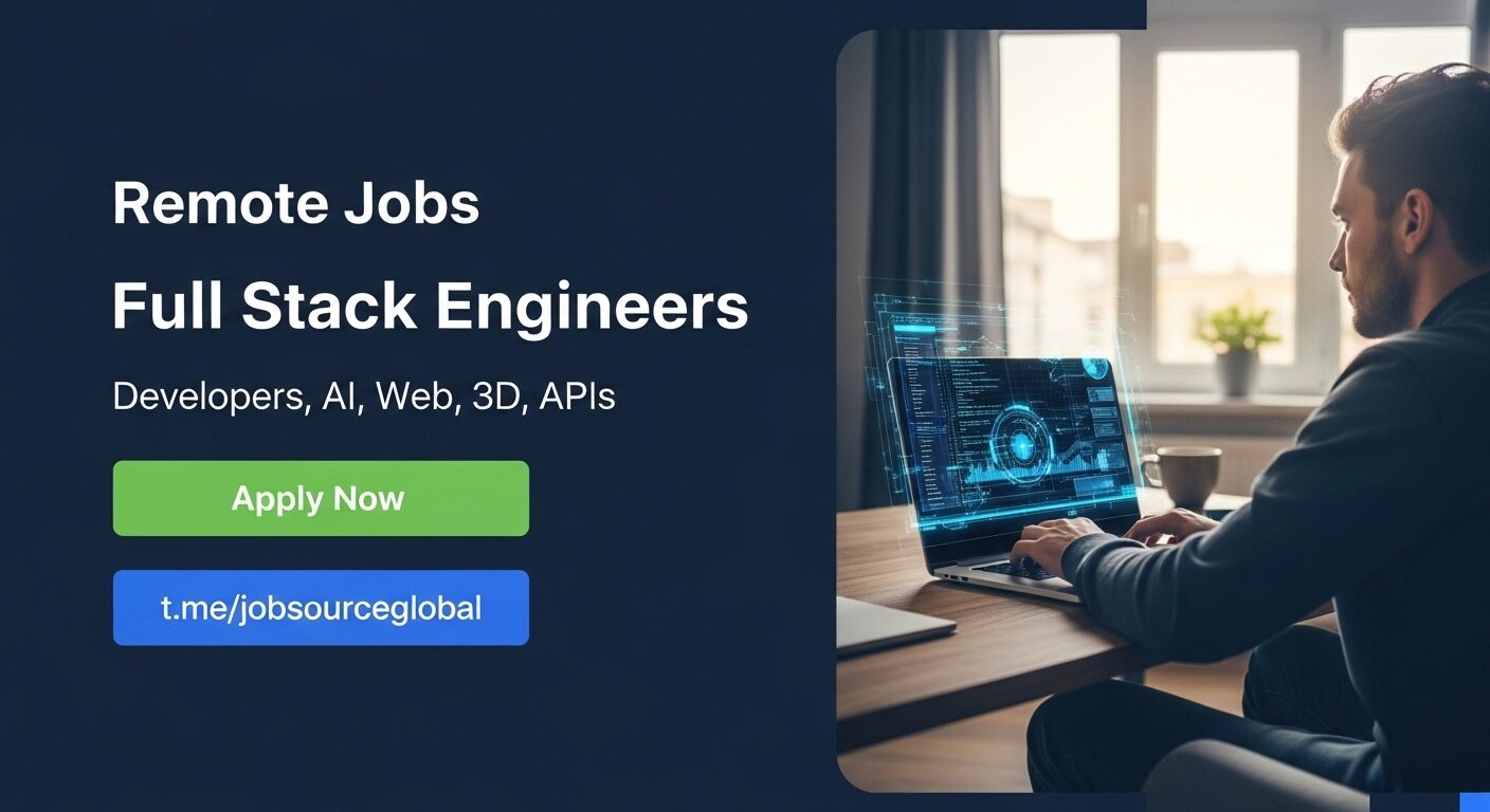 Remote Full Stack Developer Jobs at Global Top Companies, January 2026, Apply Now Remote Full Stack Developer Jobs at Global Top Companies, January 2026, Apply Now