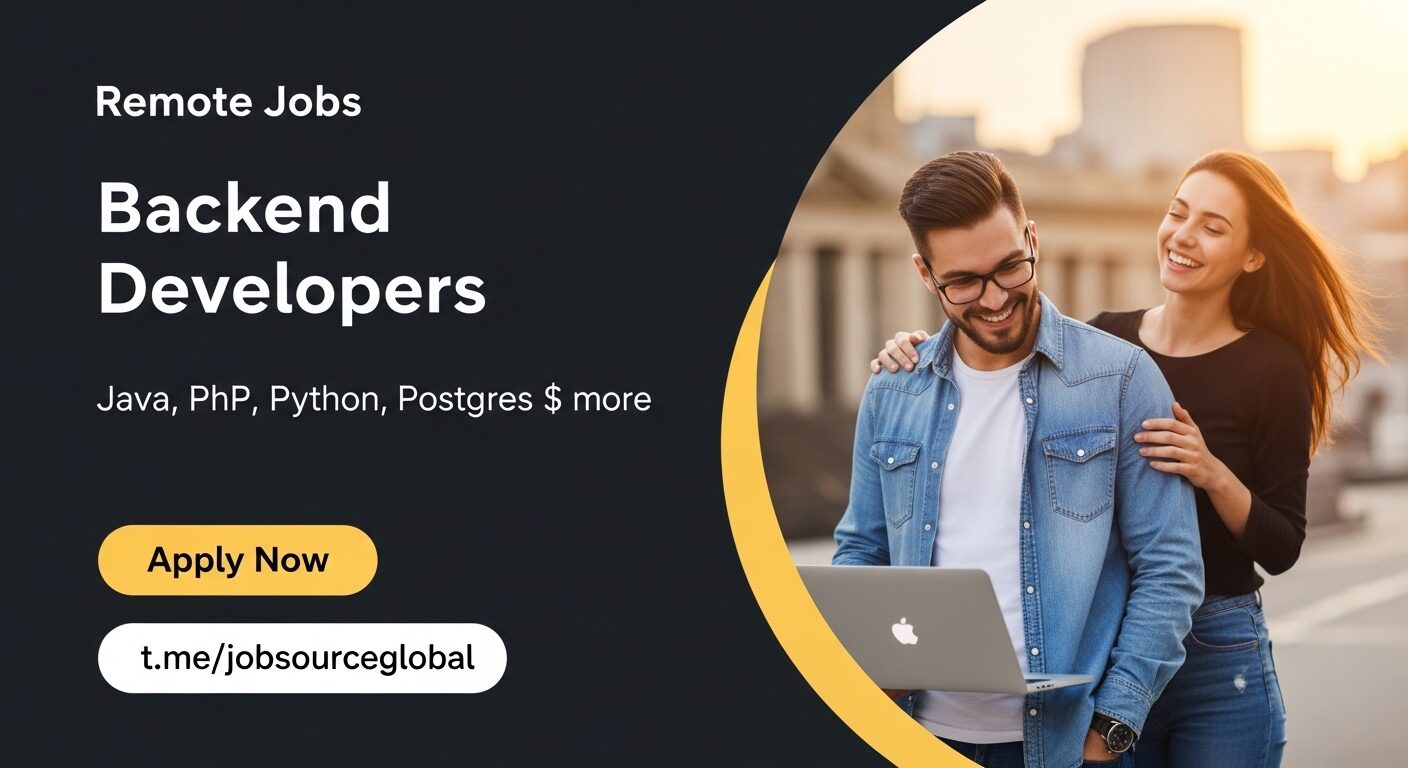 Remote Back End Developer Jobs at Global Top Companies, March 2026, Apply Now