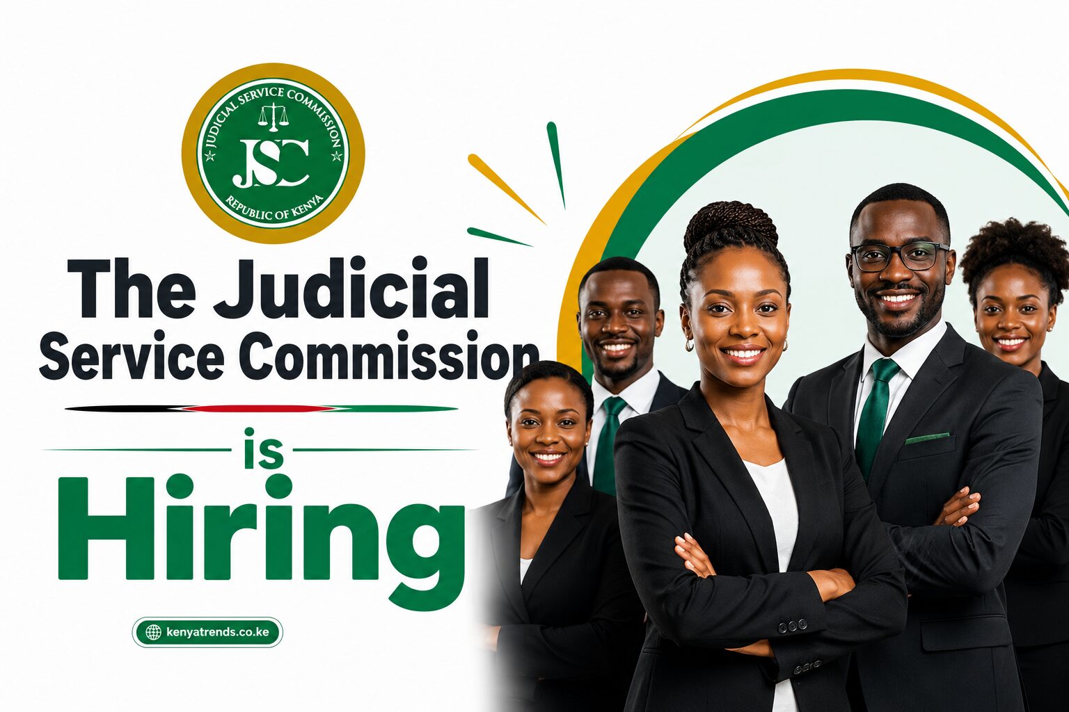 The Judicial Service Commission is hiring, 14 Vacancies The Judicial Service Commission is hiring