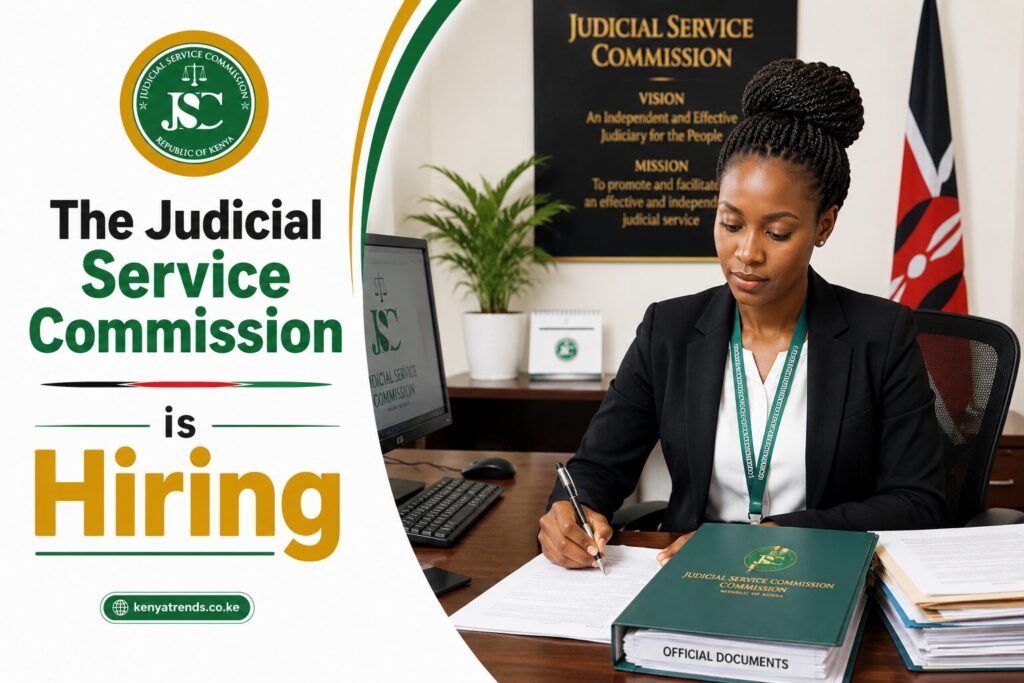 The Judicial Service Commission is hiring, 14 Vacancies The Judicial Service Commission is hiring, 14 Vacancies