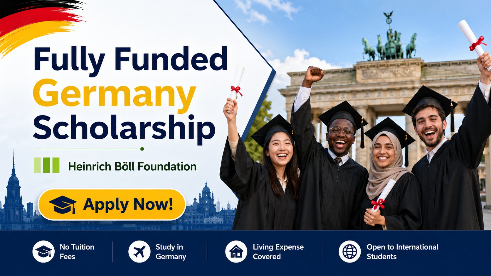 Fully funded Germany scholarship opportunity Heinrich Böll Foundation