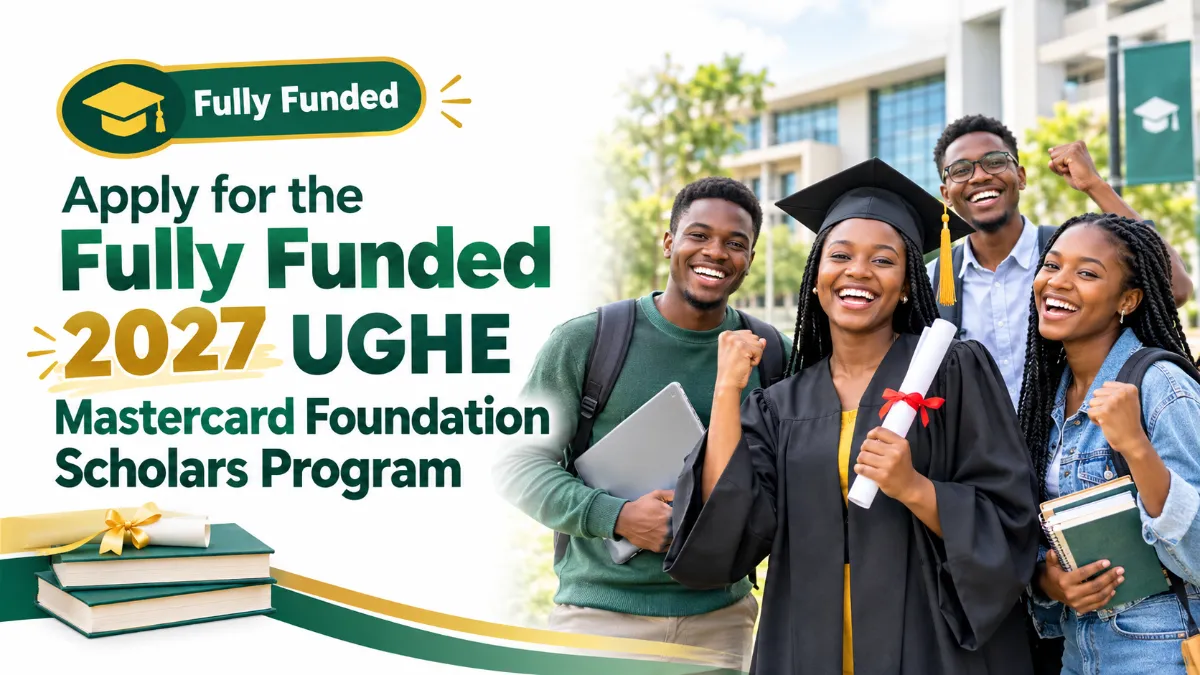 Apply for the Fully Funded 2027 UGHE Mastercard Foundation Scholars Program Apply for the Fully Funded 2027 UGHE Mastercard Foundation Scholars Program